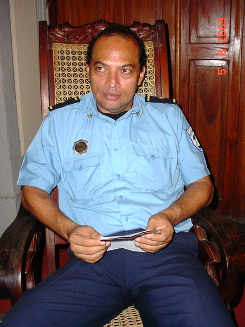 Sub comisionado Luis Alonso Carrillo